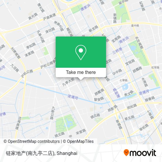 链家地产(南九亭二店) map