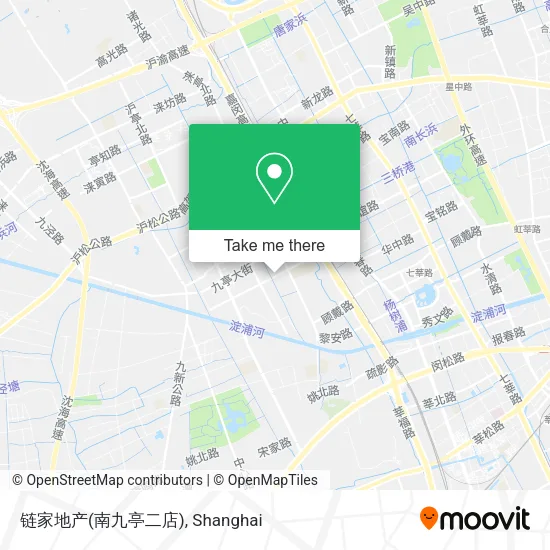 链家地产(南九亭二店) map