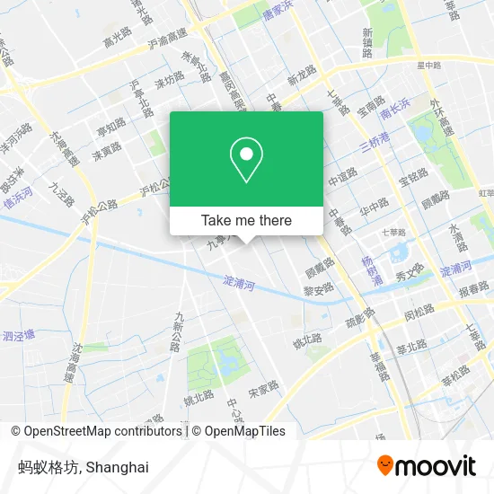 蚂蚁格坊 map
