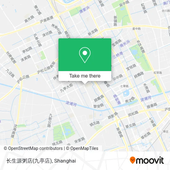 长生源粥店(九亭店) map