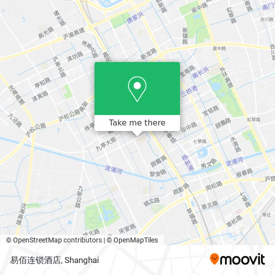 易佰连锁酒店 map