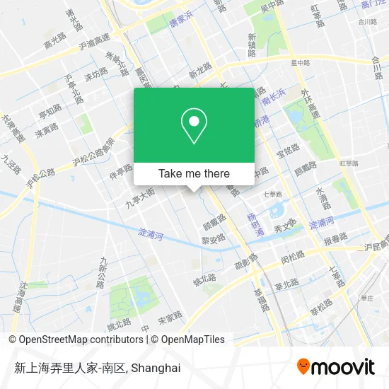 新上海弄里人家-南区 map