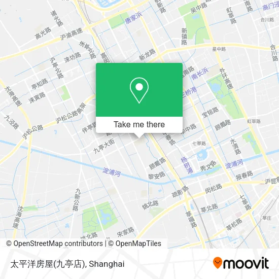 太平洋房屋(九亭店) map