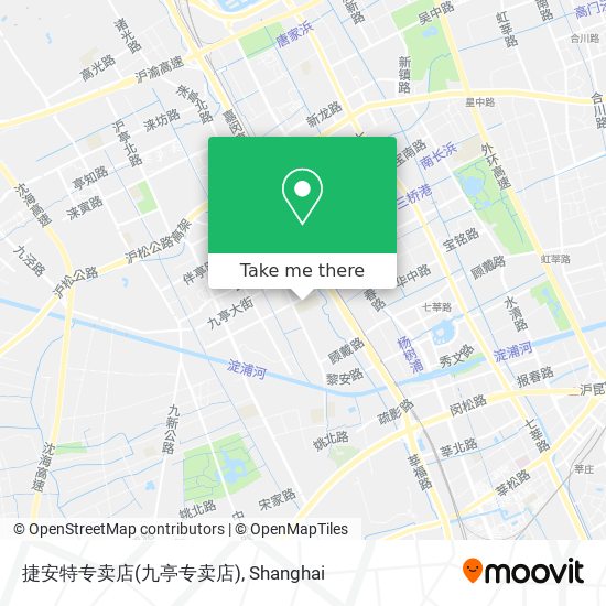 捷安特专卖店(九亭专卖店) map