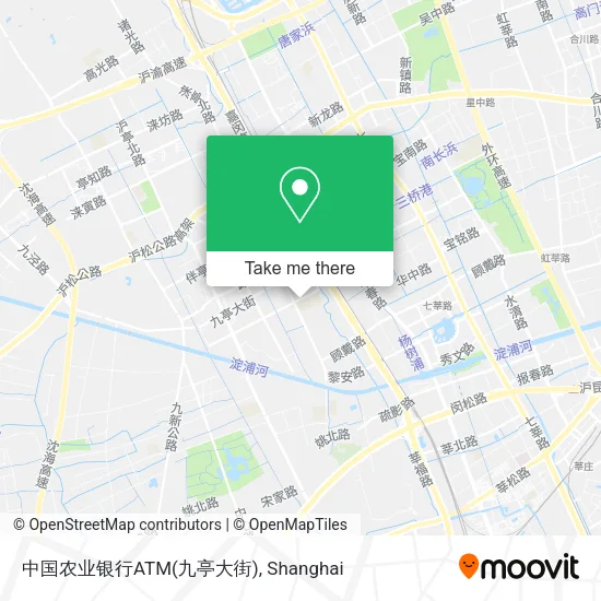 中国农业银行ATM(九亭大街) map