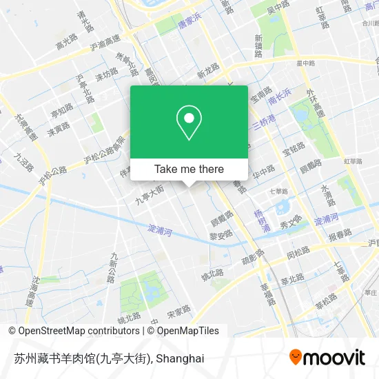 苏州藏书羊肉馆(九亭大街) map