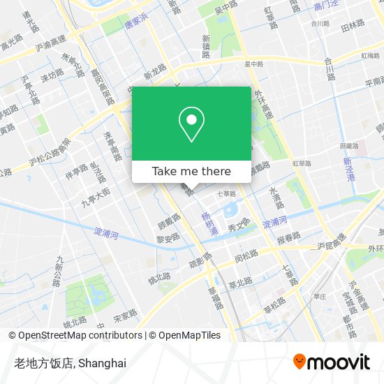 老地方饭店 map