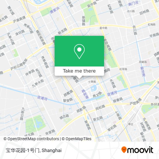 宝华花园-1号门 map