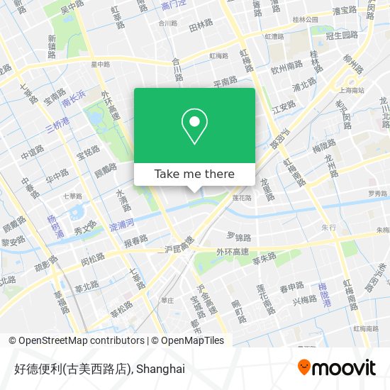 好德便利(古美西路店) map