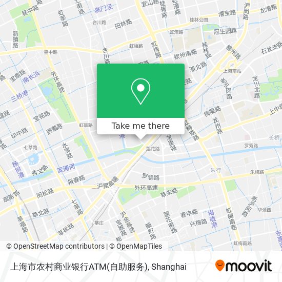 上海市农村商业银行ATM(自助服务) map