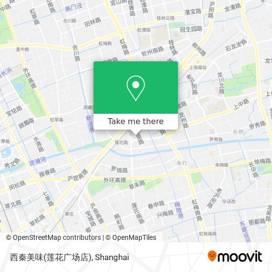 西秦美味(莲花广场店) map