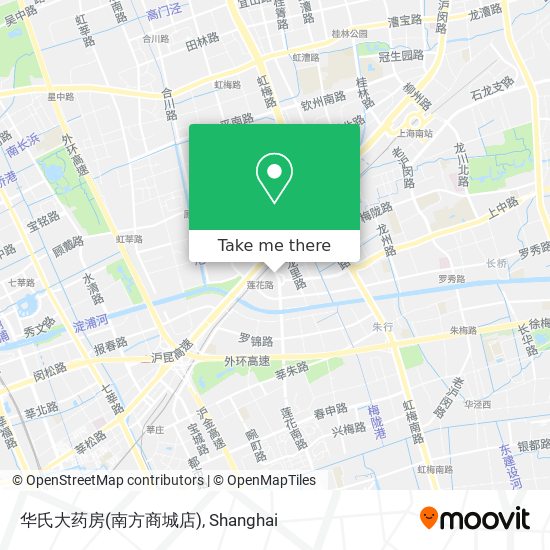华氏大药房(南方商城店) map