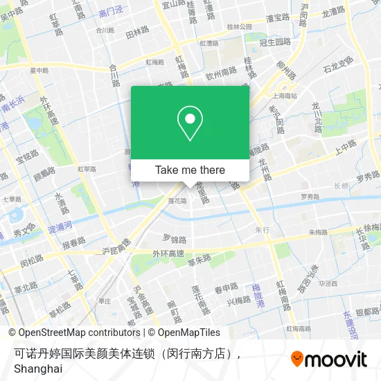 可诺丹婷国际美颜美体连锁（闵行南方店） map