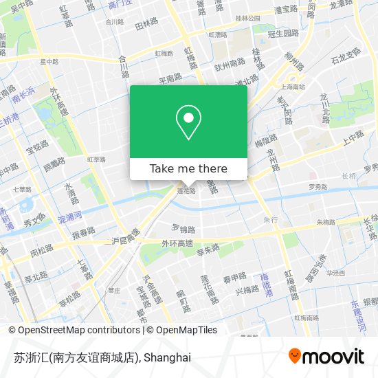 苏浙汇(南方友谊商城店) map