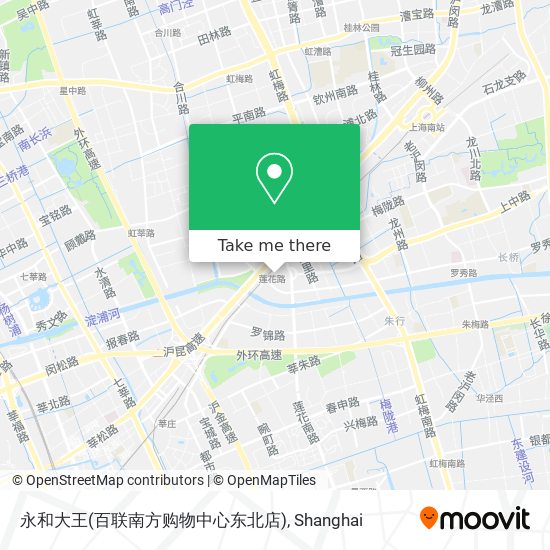 永和大王(百联南方购物中心东北店) map