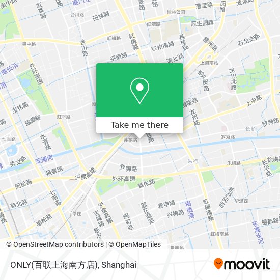 ONLY(百联上海南方店) map