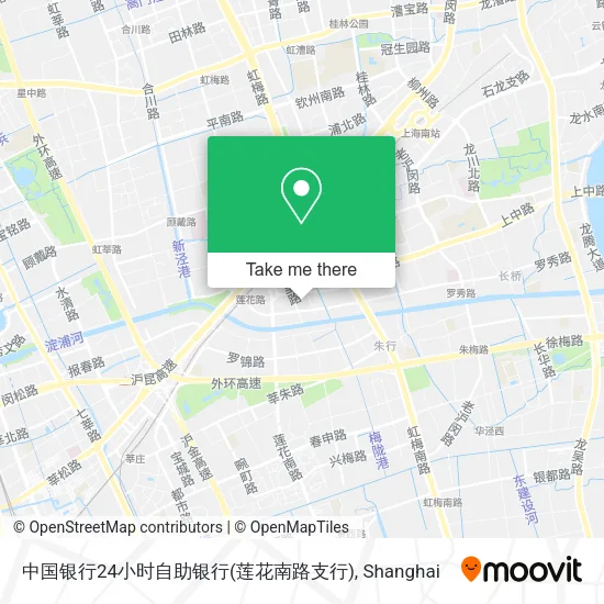 中国银行24小时自助银行(莲花南路支行) map
