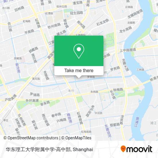华东理工大学附属中学-高中部 map