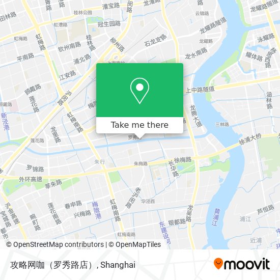 攻略网咖（罗秀路店） map