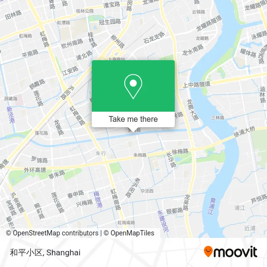和平小区 map