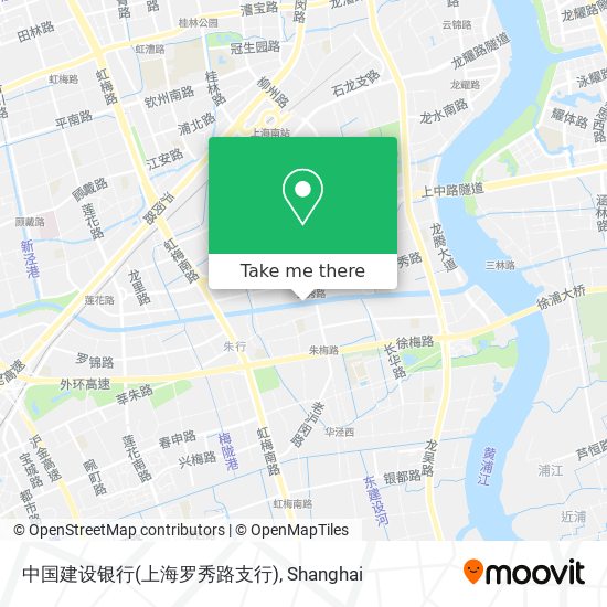 中国建设银行(上海罗秀路支行) map