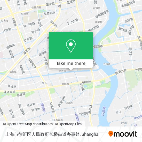 上海市徐汇区人民政府长桥街道办事处 map
