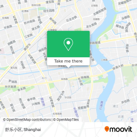 舒乐小区 map