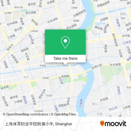 上海体育职业学院附属小学 map