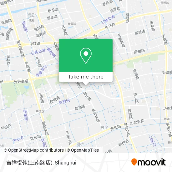 吉祥馄饨(上南路店) map