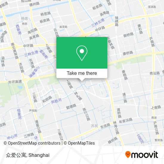 众爱公寓 map