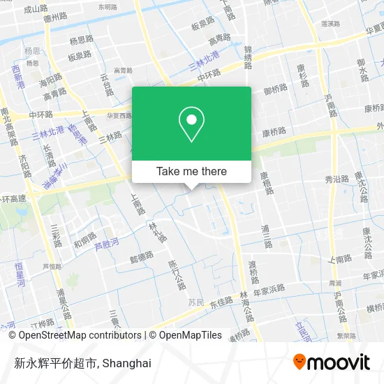 新永辉平价超市 map