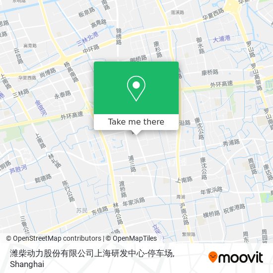 潍柴动力股份有限公司上海研发中心-停车场 map