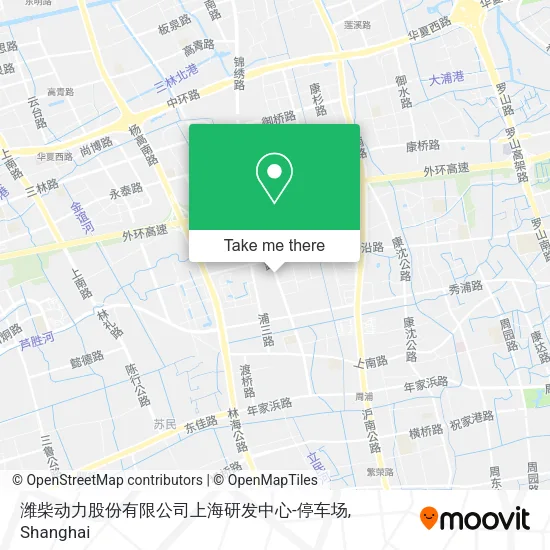 潍柴动力股份有限公司上海研发中心-停车场 map