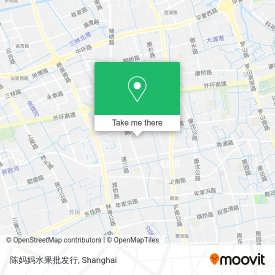 陈妈妈水果批发行 map