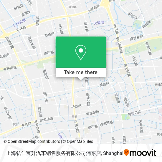 上海弘仁宝升汽车销售服务有限公司浦东店 map