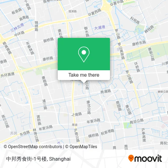 中邦秀食街-1号楼 map