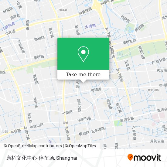 康桥文化中心-停车场 map
