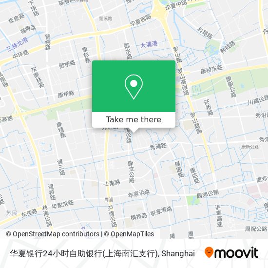 华夏银行24小时自助银行(上海南汇支行) map