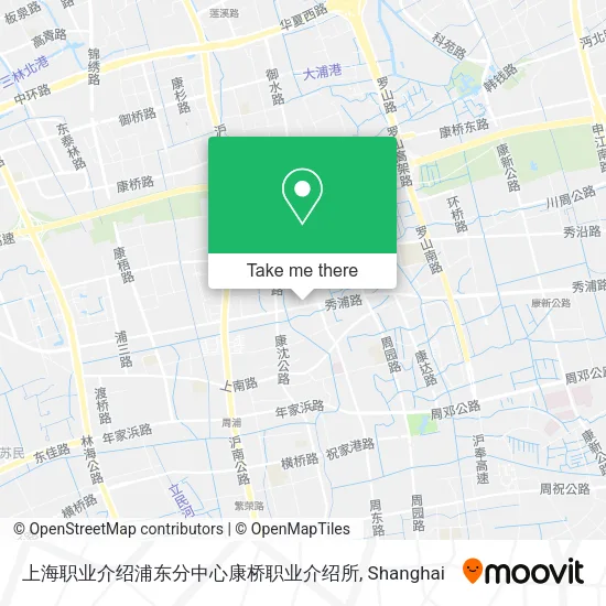 上海职业介绍浦东分中心康桥职业介绍所 map