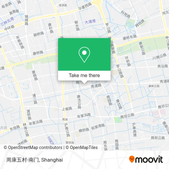 周康五村-南门 map