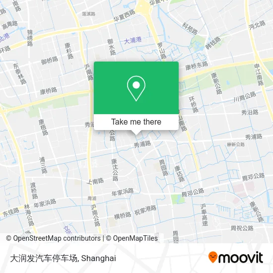 大润发汽车停车场 map