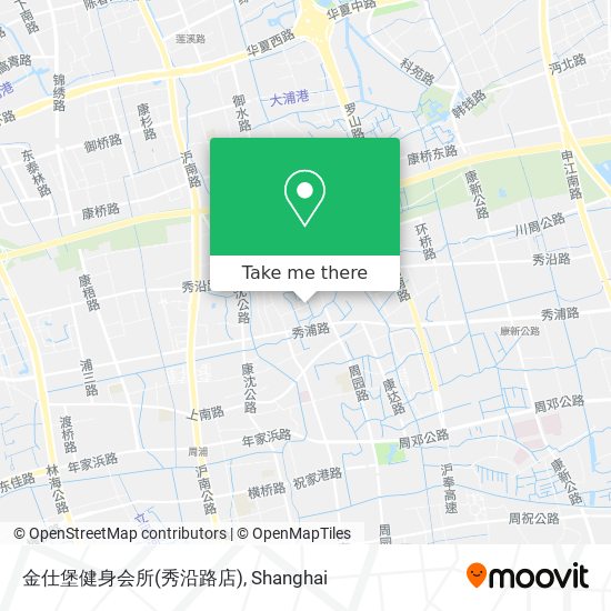 金仕堡健身会所(秀沿路店) map