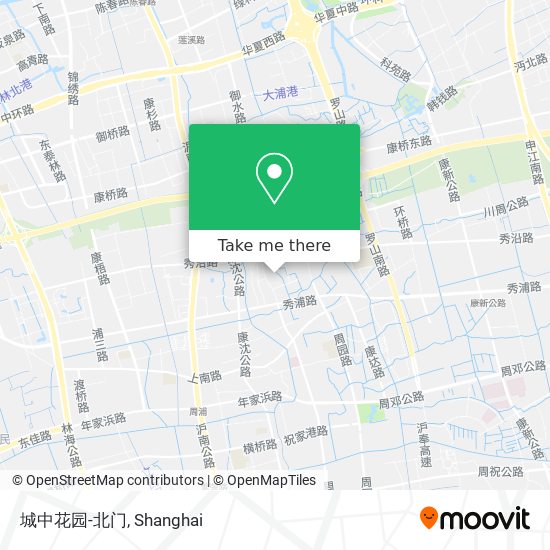 城中花园-北门 map
