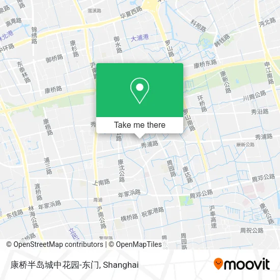 康桥半岛城中花园-东门 map