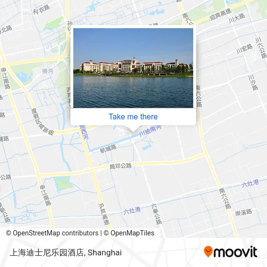 上海迪士尼乐园酒店 map