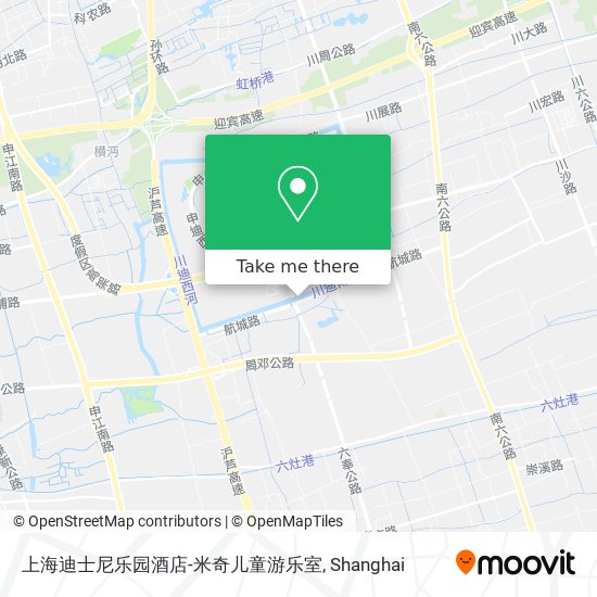 上海迪士尼乐园酒店-米奇儿童游乐室 map