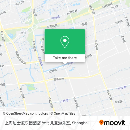 上海迪士尼乐园酒店-米奇儿童游乐室 map