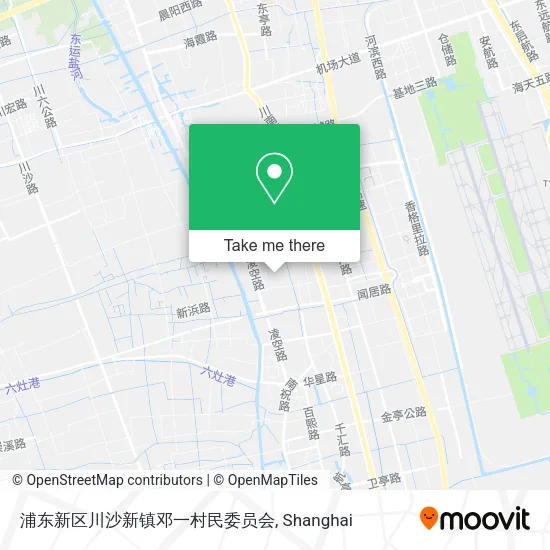 浦东新区川沙新镇邓一村民委员会 map