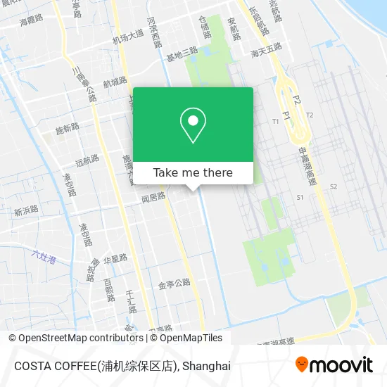 COSTA COFFEE(浦机综保区店) map