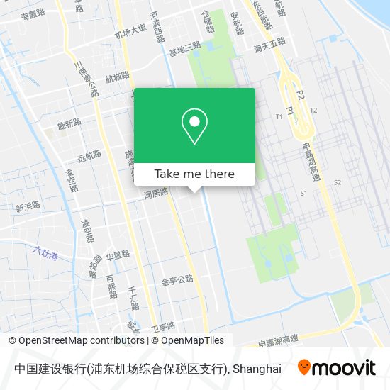 中国建设银行(浦东机场综合保税区支行) map